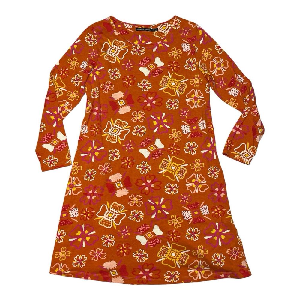 Gudrun Sjoden floral boho Tunic Dress Lagenlook